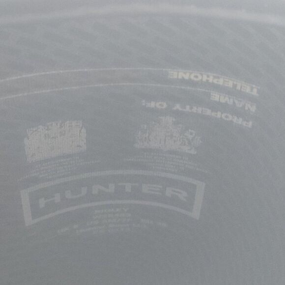 Hunter Women's Rigley US 7 EU 38 Quilted Glossy Tall Rubber Rain Boots - Picture 13 of 15